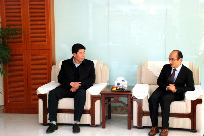 熱烈歡迎鹽城亭湖區(qū)副區(qū)長、區(qū)政協(xié)主席呂主席一行蒞臨鹽城思科進行調研指導